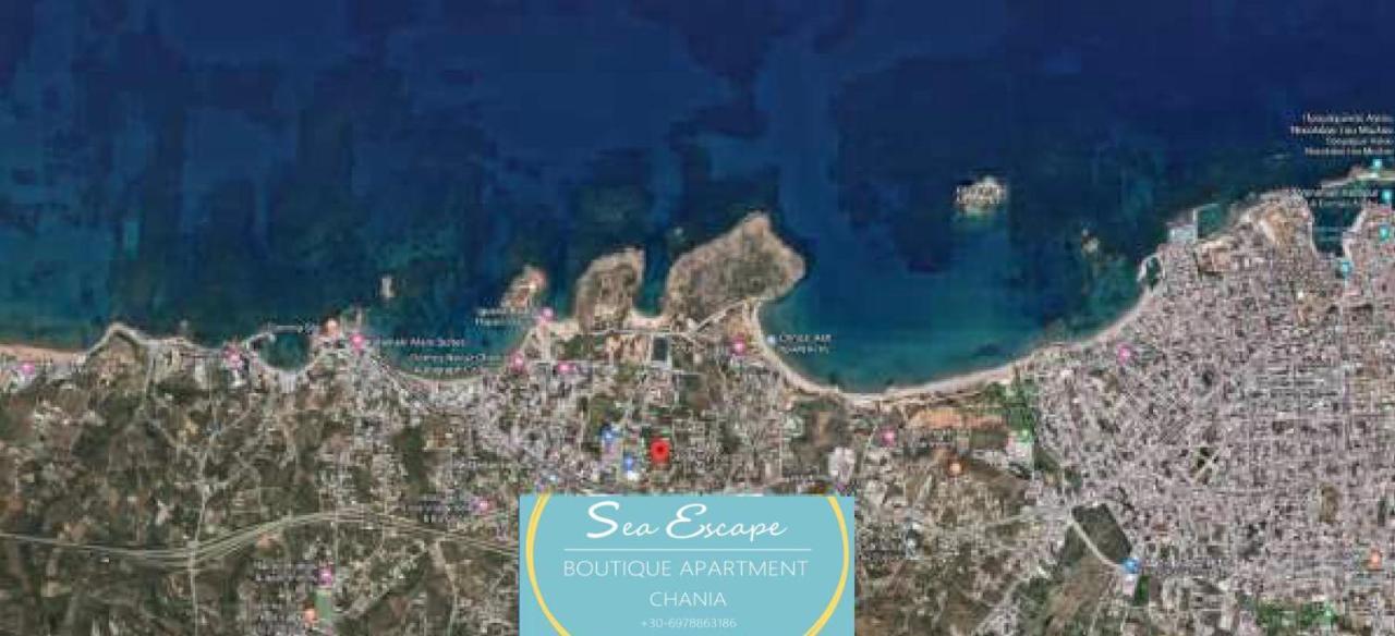 New Sea Escape Boutique Apt-Agii Aposto Li Beach Ханья Экстерьер фото